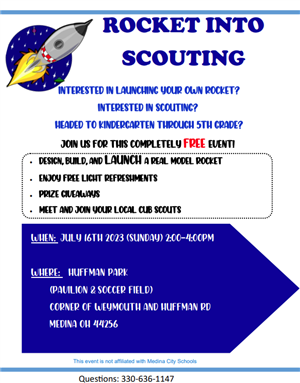 Rocket Into Scouts